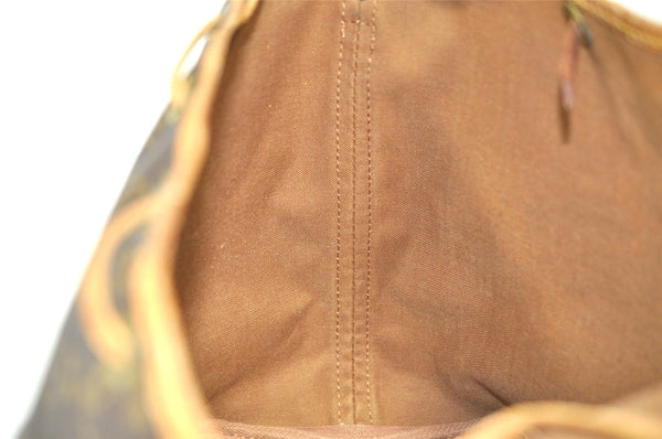 Authentic Louis Vuitton Monogram Petit Noe M42226 Shoulder Drawstring Bag 6129I