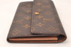 Auth Louis Vuitton Monogram Pochette Porte Monnaie Credit Wallet M61725 LV 6129K