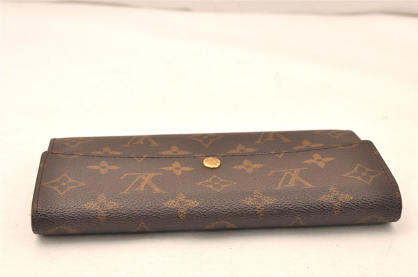 Auth Louis Vuitton Monogram Pochette Porte Monnaie Credit Wallet M61725 LV 6129K