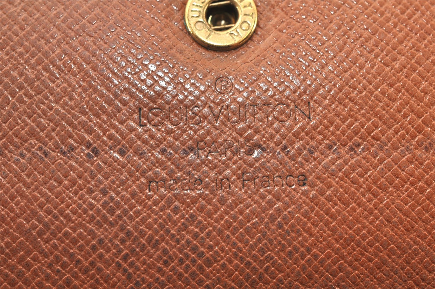 Auth Louis Vuitton Monogram Pochette Porte Monnaie Credit Wallet M61725 LV 6129K