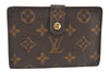 Auth Louis Vuitton Monogram Porte Monnaie Billets Viennois M61663 Wallet 6130K