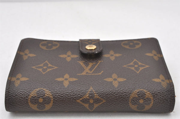 Auth Louis Vuitton Monogram Porte Monnaie Billets Viennois M61663 Wallet 6130K