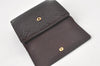 Authentic Louis Vuitton Vernis Portefeuille Elise Wallet Brown M93523 LV 6131K