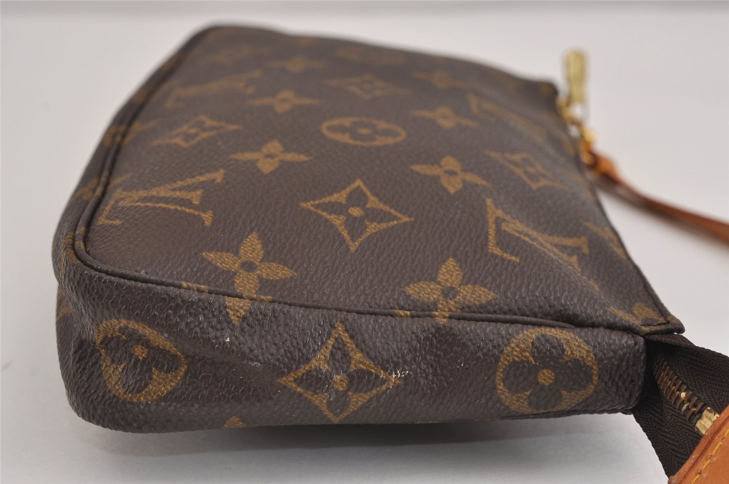 Authentic Louis Vuitton Monogram Pochette Accessoires Pouch M51980 LV 6132J