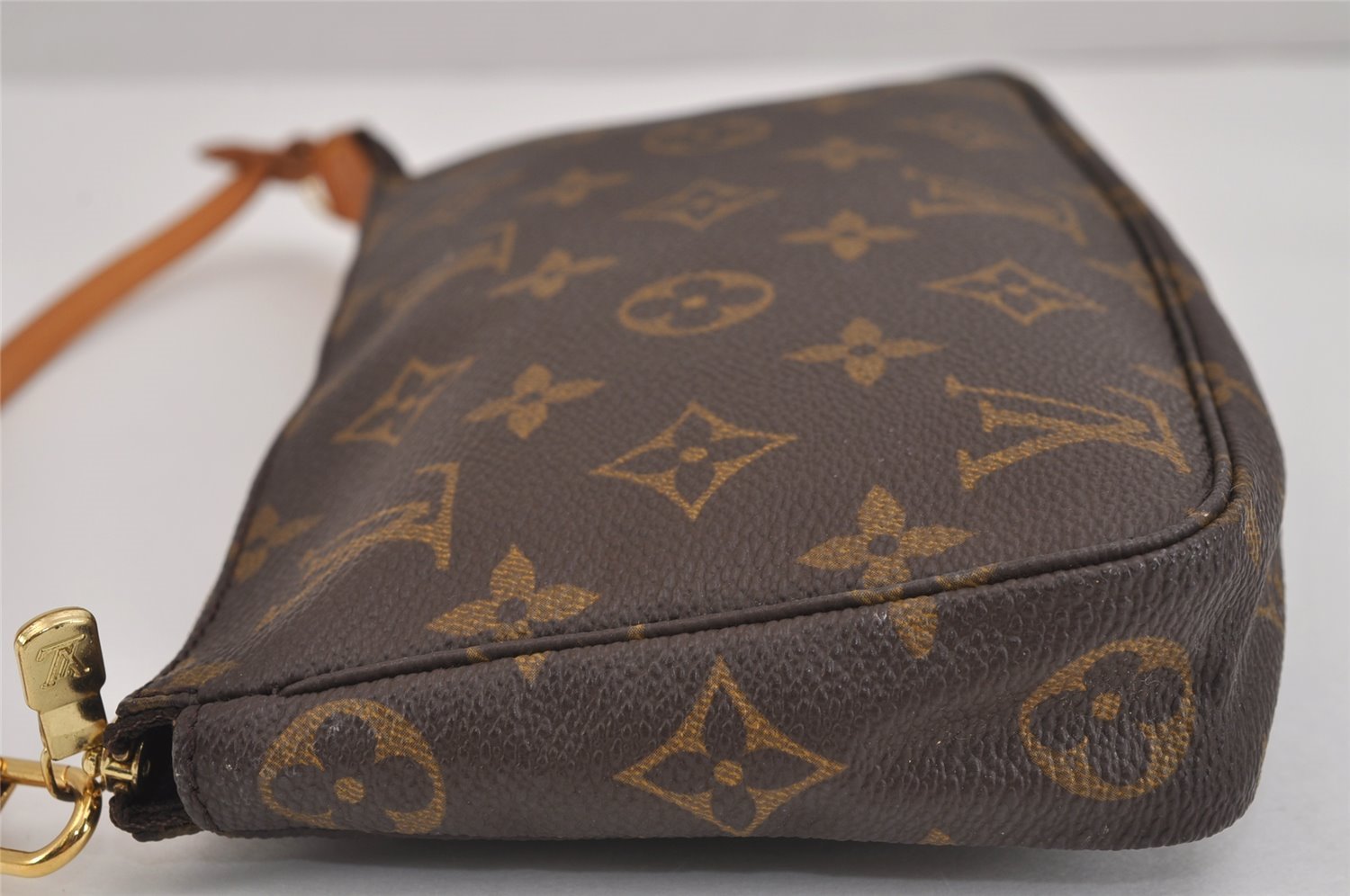 Authentic Louis Vuitton Monogram Pochette Accessoires Pouch M51980 LV 6132J