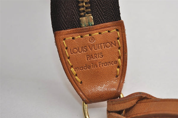 Authentic Louis Vuitton Monogram Pochette Accessoires Pouch M51980 LV 6132J