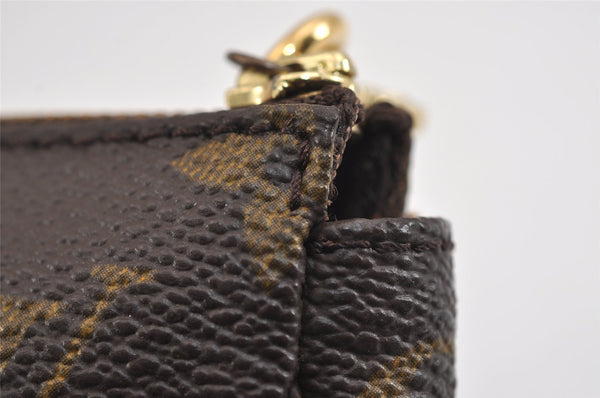 Authentic Louis Vuitton Monogram Pochette Accessoires Pouch M51980 LV 6132J