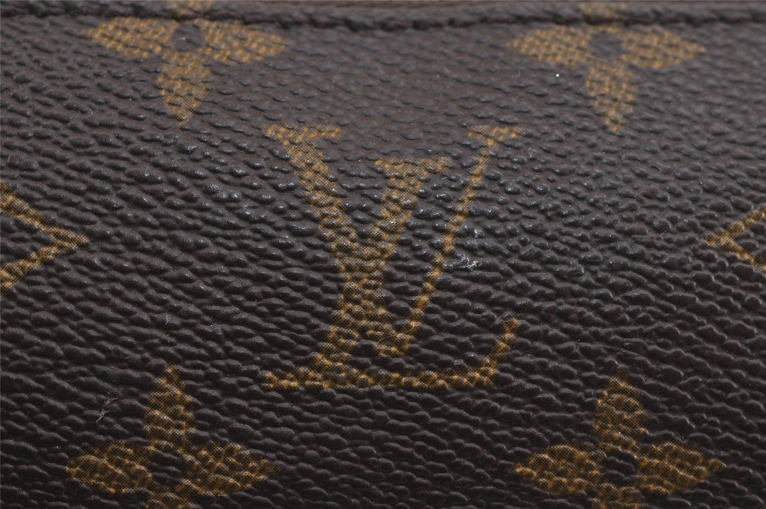 Authentic Louis Vuitton Monogram Pochette Accessoires Pouch M51980 LV 6132J