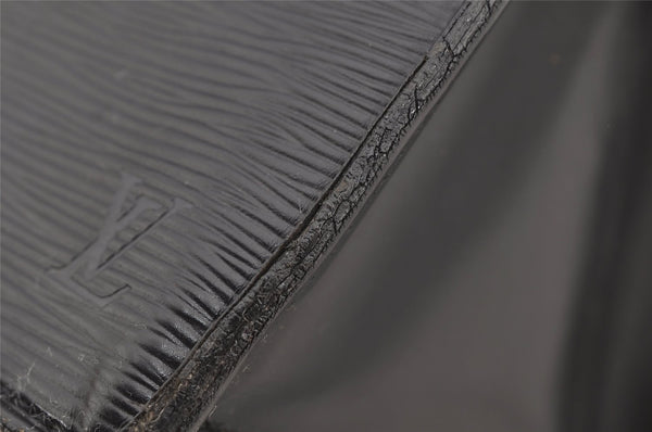 Authentic Louis Vuitton Epi Riviera Hand Bag Black M48182 LV 6133I