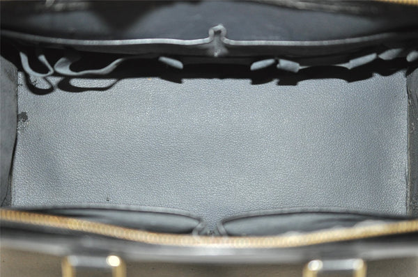 Authentic Louis Vuitton Epi Riviera Hand Bag Black M48182 LV 6133I