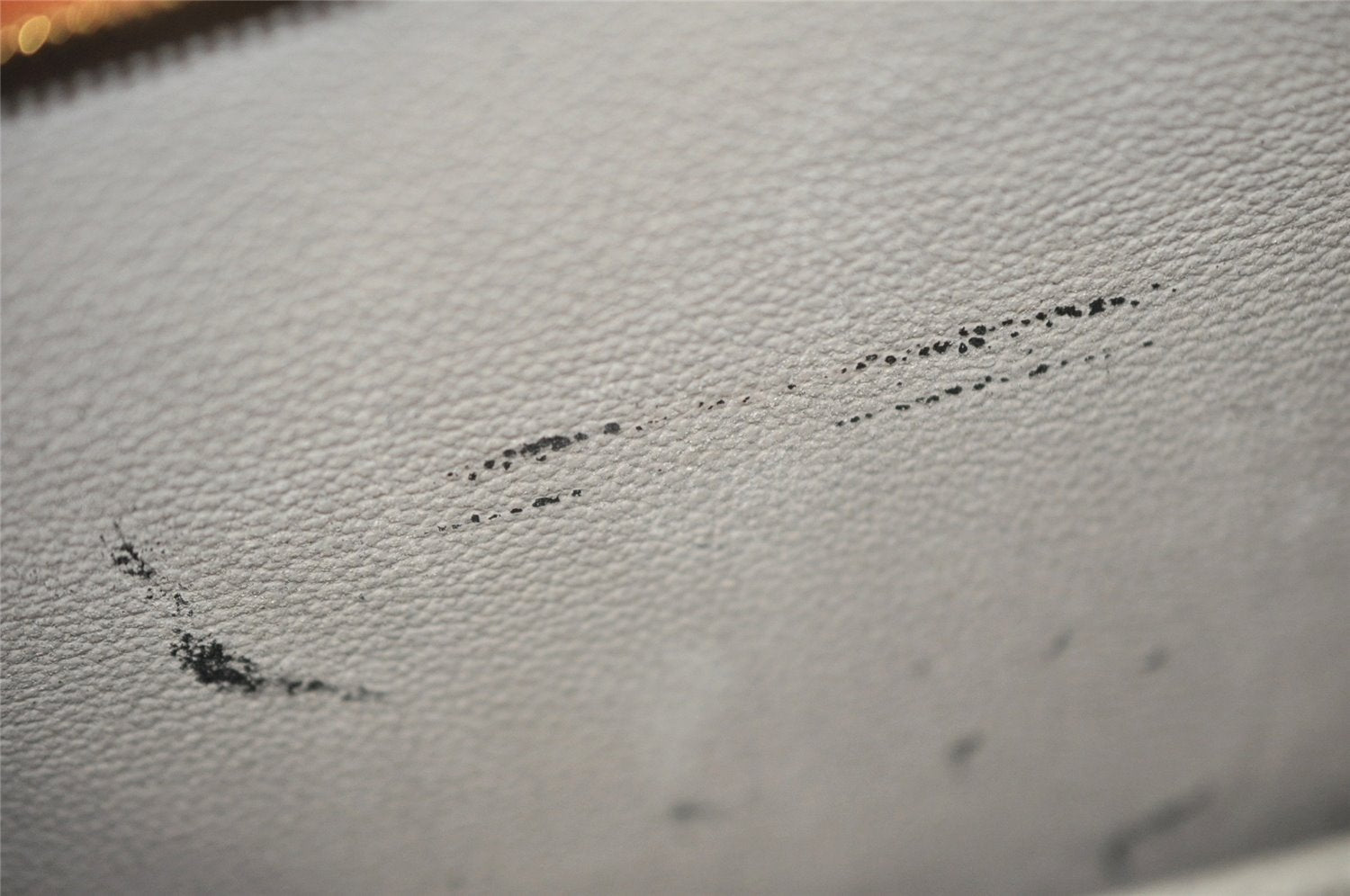 Authentic Louis Vuitton Epi Trousse Crete Clutch Bag Brown M48403 LV 6134I