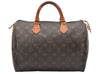 Authentic Louis Vuitton Monogram Speedy 30 Hand Boston Bag M41526 LV 6134K