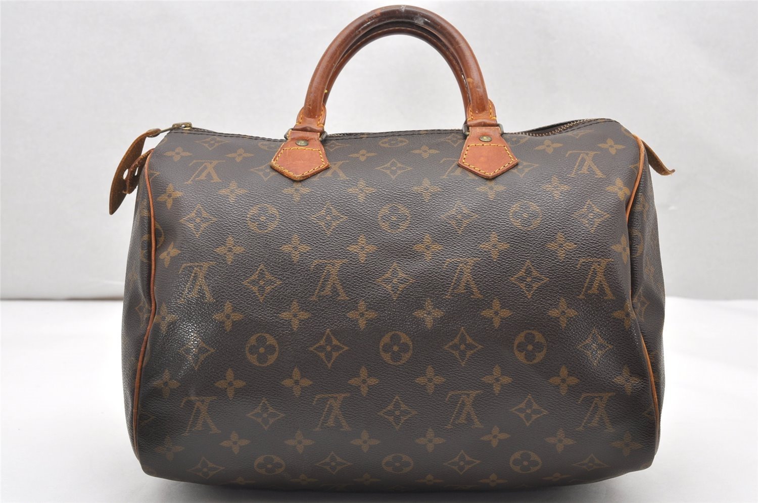 Authentic Louis Vuitton Monogram Speedy 30 Hand Boston Bag M41526 LV 6134K