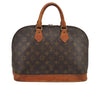 Authentic Louis Vuitton Monogram Alma Hand Bag Purse M51130 LV 6135J