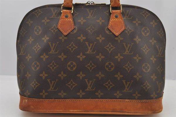Authentic Louis Vuitton Monogram Alma Hand Bag Purse M51130 LV 6135J