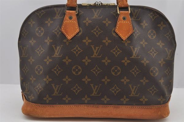 Authentic Louis Vuitton Monogram Alma Hand Bag Purse M51130 LV 6135J