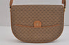 Authentic GUCCI Vintage Micro GG PVC Leather Shoulder Hand Bag Purse Brown 6137J