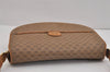 Authentic GUCCI Vintage Micro GG PVC Leather Shoulder Hand Bag Purse Brown 6137J