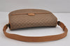 Authentic GUCCI Vintage Micro GG PVC Leather Shoulder Hand Bag Purse Brown 6137J