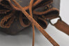 Authentic Louis Vuitton Monogram Noe Shoulder Drawstring Bag M42224 LV 6140I