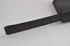 Authentic GUCCI Vintage Clutch Hand Bag Purse Leather Black 6141K