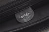 Authentic GUCCI Vintage Clutch Hand Bag Purse Leather Black 6141K