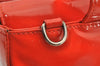 Authentic GUCCI 2Way Shoulder Hand Bag Purse Enamel Orange Junk 6142J