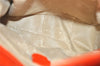 Authentic GUCCI 2Way Shoulder Hand Bag Purse Enamel Orange Junk 6142J