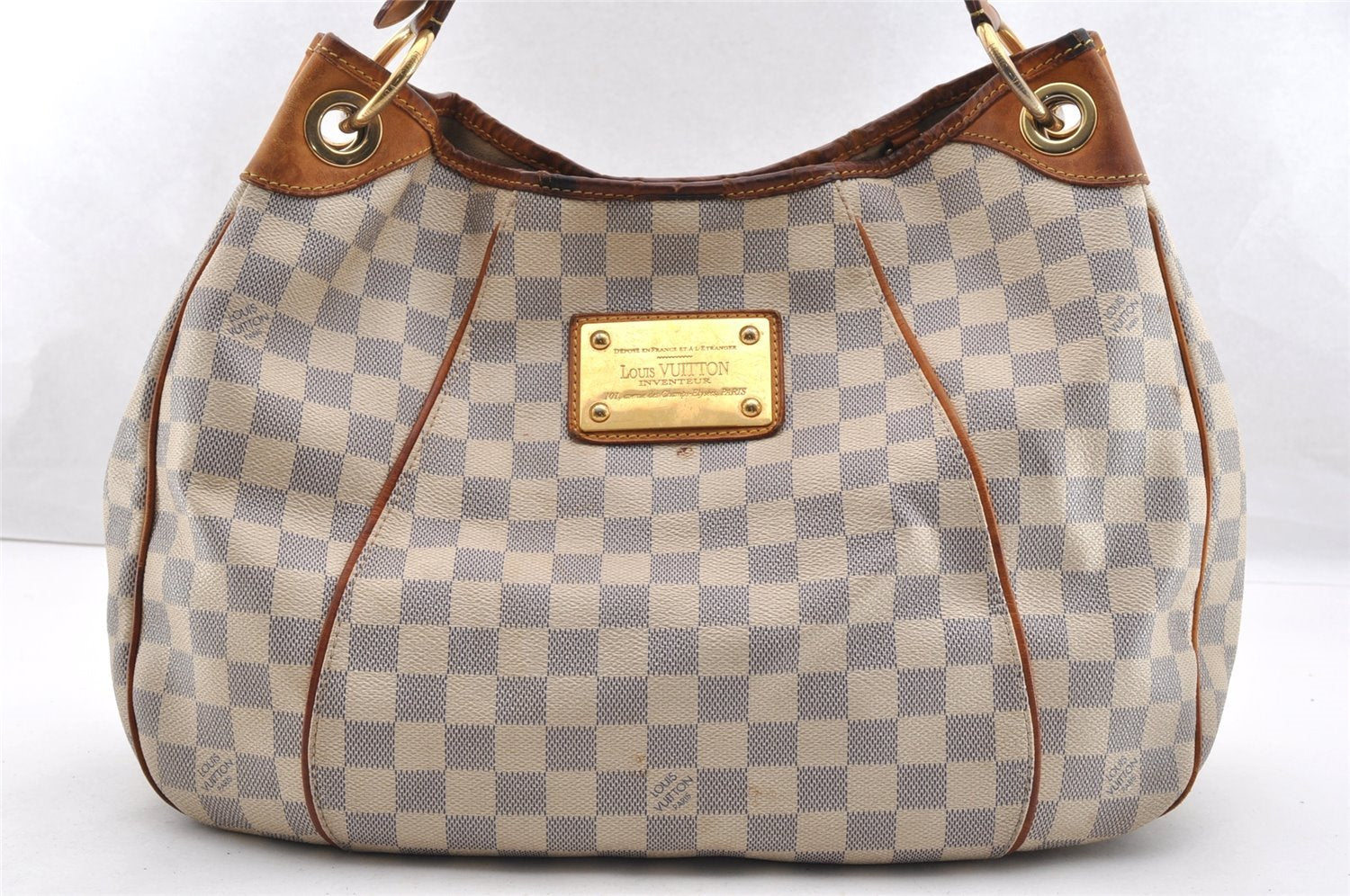 Authentic Louis Vuitton Damier Galliera PM SP Order Shoulder Bag N48212 LV 6145I