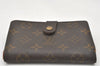 Auth Louis Vuitton Monogram Porte Monnaie Billets Viennois M61663 Wallet 6145K