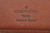 Auth Louis Vuitton Monogram Porte Monnaie Billets Viennois M61663 Wallet 6145K