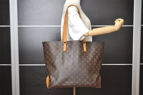Authentic Louis Vuitton Monogram Cabas Alto Shoulder Tote Bag M51152 LV 6149I