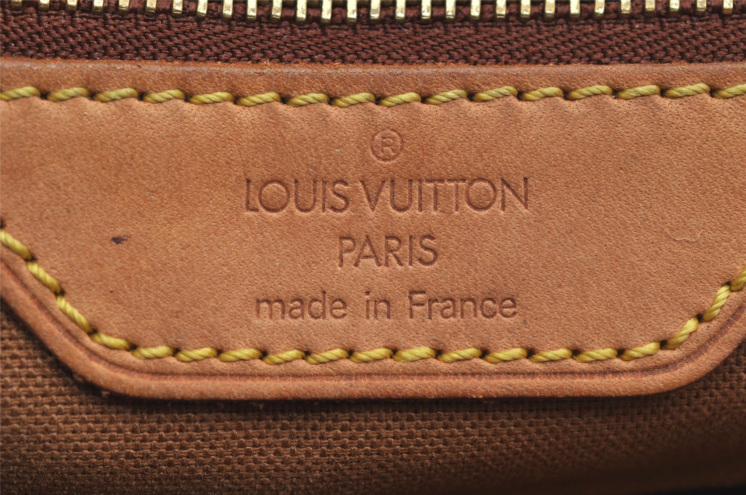 Authentic Louis Vuitton Monogram Cabas Mezzo Shoulder Tote Bag M51151 LV 6150I