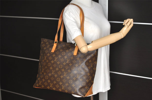 Authentic Louis Vuitton Monogram Cabas Mezzo Shoulder Tote Bag M51151 LV 6150I