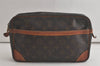 Authentic Louis Vuitton Monogram Compiegne 28 Clutch Hand Bag M51845 LV 6150K