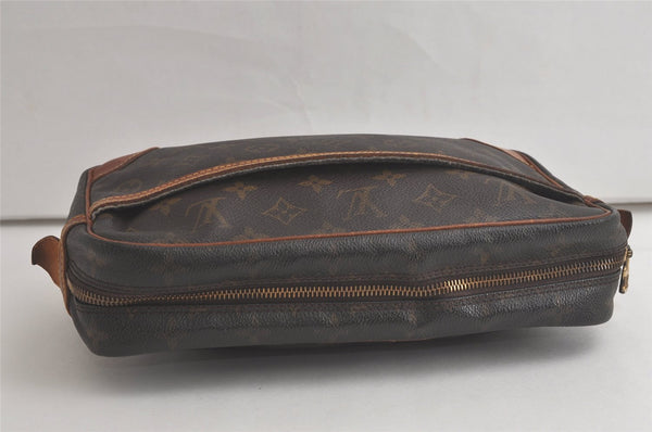 Authentic Louis Vuitton Monogram Compiegne 28 Clutch Hand Bag M51845 LV 6150K