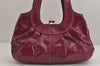 Authentic COACH Vintage Shoulder Hand Bag Purse Enamel F14381 Purple 6151J