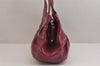 Authentic COACH Vintage Shoulder Hand Bag Purse Enamel F14381 Purple 6151J