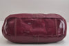 Authentic COACH Vintage Shoulder Hand Bag Purse Enamel F14381 Purple 6151J