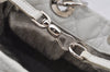 Authentic Christian Dior Lady Dior Lamb Skin Cannage Hand Bag White CD 6152J