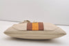 Authentic GUCCI Sherry Line Shoulder Bag Purse Leather 153029 White 6153J