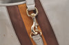 Authentic GUCCI Sherry Line Shoulder Bag Purse Leather 153029 White 6153J