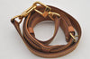 Authentic Louis Vuitton Leather Shoulder Strap Beige 36.2-42.7" LV 6154J