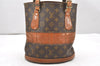 Authentic Louis Vuitton Monogram Bucket PM Shoulder Tote Bag USA Model LV 6154K