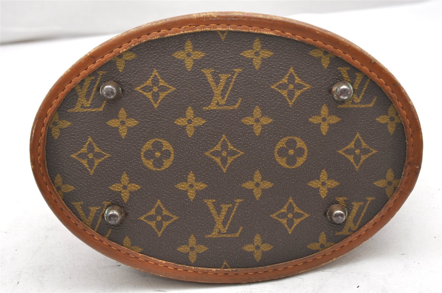 Authentic Louis Vuitton Monogram Bucket PM Shoulder Tote Bag USA Model LV 6154K