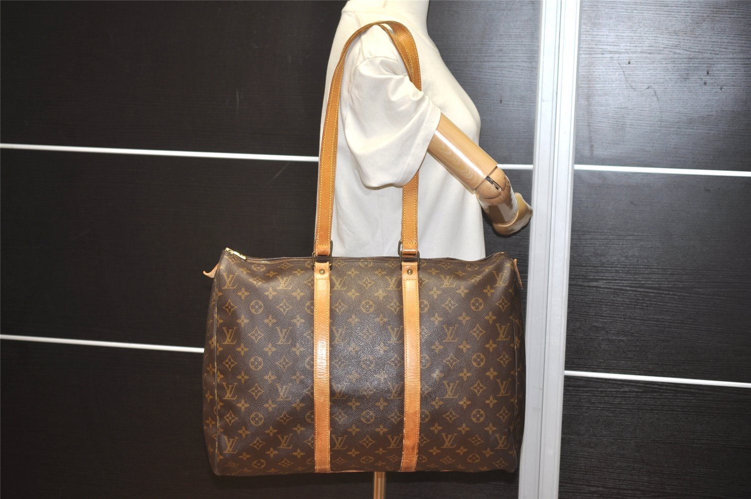Authentic Louis Vuitton Monogram Flanerie 45 Shoulder Boston Bag M51115 LV 6155I
