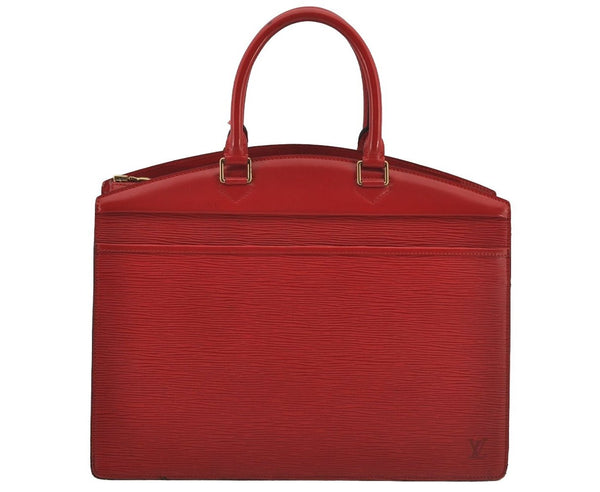 Authentic Louis Vuitton Epi Riviera Hand Bag Red M48187 LV Junk 6156J