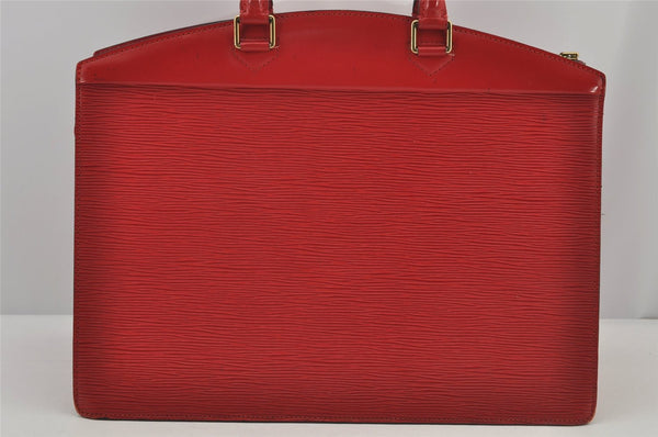 Authentic Louis Vuitton Epi Riviera Hand Bag Red M48187 LV Junk 6156J