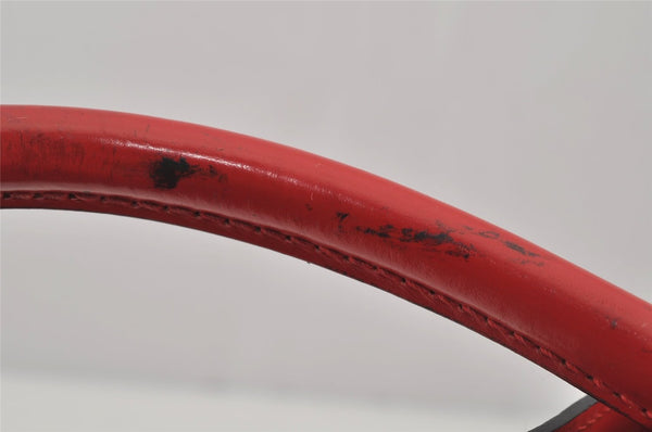 Authentic Louis Vuitton Epi Riviera Hand Bag Red M48187 LV Junk 6156J