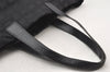 Authentic CHANEL New Travel Line Tote Bag Nylon Leather Black Junk 6156K